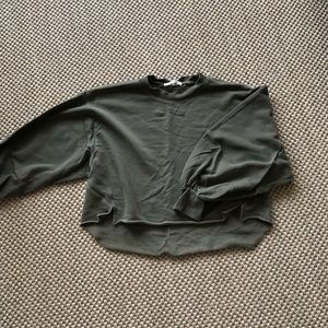 FRAME roll- edge sweatshirt